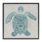 Stupell Industries Mediterranean Patterned Turtle Framed Giclee By Hannah Dawson